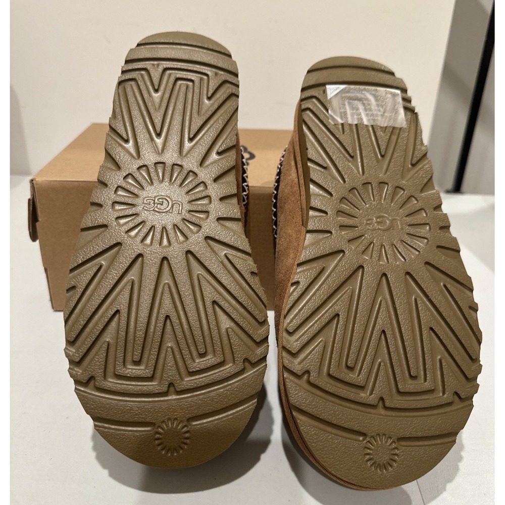 UGG Women Size 10 Tasman II Chestnut Braided Suede Slippers Shoes Cozy SN1174470 - Picture 12 of 14
